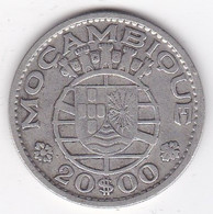 Colonie Portugaise, Mozambique , 20 Escudos 1955 . Argent, KM# 80 - Mozambique