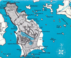 SCILLY ISLES, TRESCO MAP - Scilly Isles