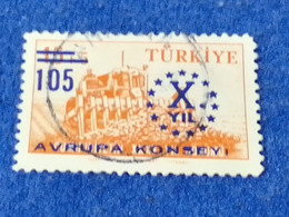 TÜRKEY--1950-60 -  105K  DAMGALI - Used Stamps