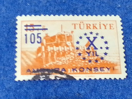 TÜRKEY--1950-60 -  105K  DAMGALI - Used Stamps