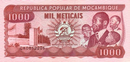 MOZAMBIQUE 1000 METICAIS 1989 P 132c  UNC SC NUEVO - Moçambique