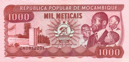 MOZAMBIQUE 1000 METICAIS 1989 P 132c  UNC SC NUEVO - Mozambique
