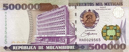 MOZAMBIQUE 500000 METICAIS 2003 P 142 UNC SC NUEVO - Mozambique