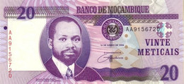 MOZAMBIQUE 20 METICAIS 2006 P 143 UNC SC NUEVO - Moçambique