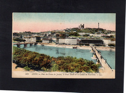 119230      Francia,   Lyon,   Pont  Du  Palais  De  Justice,  Le  Pont  Tilsitt Et  Le  Coteau  De Fourviere,  VG  1919 - Lyon 4