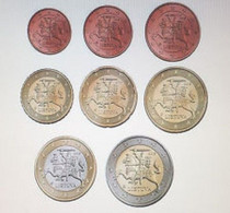 Litauen 2023  Set Van 1ct Tot 2 Euro (8 Munten - 8 Pieces)  UNC Uit De BU - UNC Du Coffret !!  Leverbaar - Livrable !! - Litauen