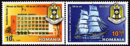 Romania - 2022 - Mircea Cel Batran - Naval Academy, 150 Years - Mint Stamp Set - Nuevos