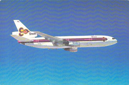 AVION THAI DC-10-30 (plane Aviation )  Thai Airways THAI Smooth As Silk  *PRIX FIXE - 1946-....: Moderne