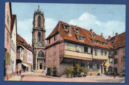 Delcampe - SELESTAT - MARCHE' AUX POISSONS ET L'EGLISE ST-GEORGES   - FRANCE - FRANCIA - Selestat