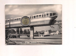 MM2452 Piemonte TORINO 1961 Viaggiata TRENO MONOROTAIA - Transportes