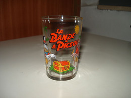 O7 ( 30 ) / Verre Moutarde Picsou " La Bande à Picsou "   - Disney - Verres