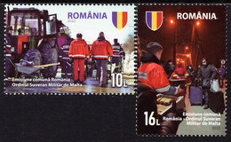 Romania - 2022 - Pilgrim Hospital In Jerusalem - Joint Issue With SMOM - Mint Stamp Set - Nuevos