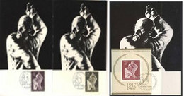 JUGOSLAVIA  - MAX.CARD BL+SET - LENIN - 1967 - RARE - Lénine