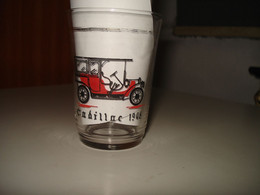 O6 ( 16 ) / Verre Moutarde Anciennes Voiture " Cadillac 1908  " Buick 1910 " - Verres