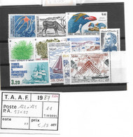 PM256/ TAAF Année 1987 ** - Unused Stamps