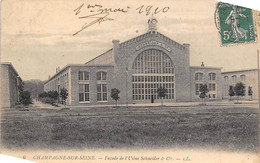 Champagne Sur Seine         77         Vue  De L'Usine Schneider      La Façade   LL 6       (voir Scan) - Champagne Sur Seine