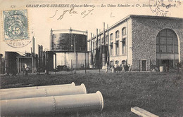 Champagne Sur Seine         77         Vue  De L'Usine Schneider    Station De Force Centrale        (voir Scan) - Champagne Sur Seine