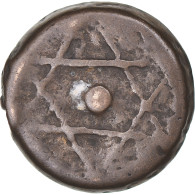 Monnaie, Maroc, 2 Falus, 1858, Marrakesh, TB, Bronze - Maroc