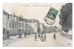 (33932-94) Valenton - L'Entrée Du Pays Et La Grande Rue - Valenton
