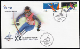 2006 Turkey Winter Olympic Games In Torino FDC - Invierno 2006: Turín
