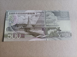 Billete De Corea Del Norte De 500 Won, Año 2007, UNC - Corée Du Nord