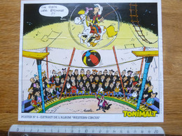 Poster LUCKY LUKE Publicite TONIMALT 1984 Document Original - Illustrateur MORRIS - N° 4 - Joe Dalton Paie Cash - Lucky Luke