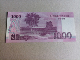 Billete Corea Del Norte 1000 Won, Año 2008(conmemorativo 100 Aniversario Kim), UNC - Corée Du Nord