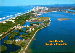 (3 Oø 21) Australia - QLD - (posted 1989 - With Stamp) Sea World PARK - Gold Coast