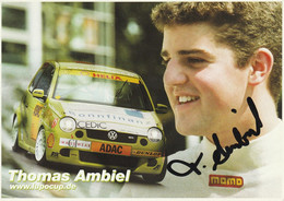 Thomas Ambiel Signiert VW LUPO - Automovilismo - F1