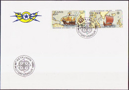 Islande - Island - Iceland FDC 1992 Y&T N°715 à 716 - Michel N°762 à 763 - EUROPA - FDC