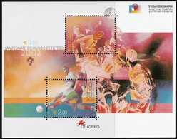 2002 Portugal PHILAKOREA/FIFA World Cup In South Korea/Japan Minisheet (** / MNH / UMM) - 2002 – Corea Del Sur / Japón