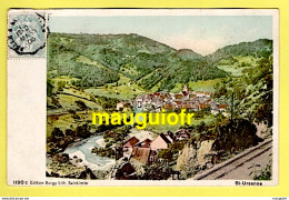 SUISSE / CANTON DU JURA / CLOS DU DOUBS / ST-URSANNE / VUE GENERALE / 1906 - Saint-Ursanne