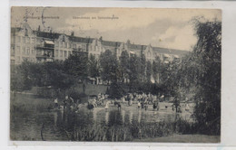 2000 HAMBURG - BARMBECK, Strandleben Am Schleidenplatz, 1913 - Noord