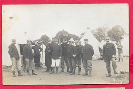 CPA  29eme Régiment D'Infanterie,  Groupe De Poilus, Guerre 14*18, MANOEUVRE, Tentes, Octobre  1915, Dos écrit - Regiments