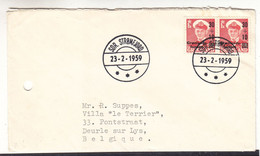 Groenland - Lettre De 1959 - Oblit Stromfjord - - Storia Postale
