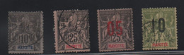 MAYOTTE N° 5 - 8 - 25 Et 31- Cote 23 - Used Stamps