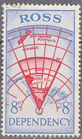 ROSS DEPENDENCY   SCOTT NO L3  USED   YEAR  1957 - Used Stamps