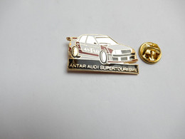 Superbe Pin's En EGF , Auto Audi Supertourisme , Carburant Antar ELF , Rallye , Signé EBC - Audi