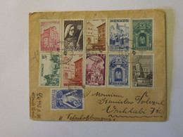 MONACO COVER 1947 - Used Stamps