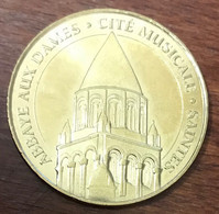 17 SAINTES ABBAYE AUX DAMES CITÉ MUSICALE MDP 2019 MÉDAILLE SOUVENIR MONNAIE DE PARIS JETON TOURISTIQUE MEDAL COIN TOKEN - 2019