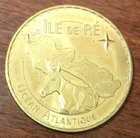 17 ÎLE DE RÉ L'ÂNE CULOTTE ATLANTIQUE MDP 2019 MEDAILLE SOUVENIR MONNAIE DE PARIS JETON TOURISTIQUE MEDALS COINS TOKENS - 2019