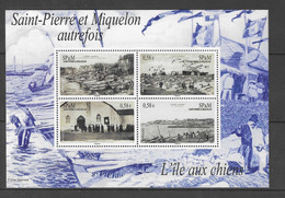 Saint-Pierre-et-Miquelon Bloc Feuillet N°16 ** Neuf Sans Charnière  Saint Pierre Et Miquelon Autrefois - Blocks & Kleinbögen