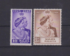 MALAYSIA MALACCA  1948 Nice Set MNH - Malacca