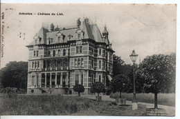 Carte Postale Ancienne Schooten - Château Du List - Schoten