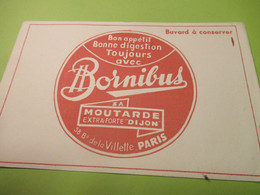 Buvard Ancien /moutarde / BORNIBUS/Bon Appétit, Bonne Digestion/ Moutarde  Extra-Forte " DIJON" /vers1960    BUV608 - Mostard