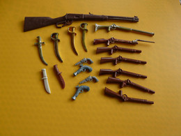 Playmobil - 19 Pièces Arme / Fusil Pistolet Sabre Etc - Playmobil