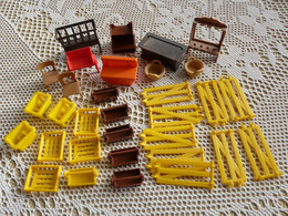 Playmobil - 32 Pièces (barrières, Boites à Outils, Paniers Chaises Etc  à Voir - Playmobil