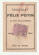 Félix Potin - Chocolat - Le Petit Collectionneur - Timbre Poste 3 - Chocolat
