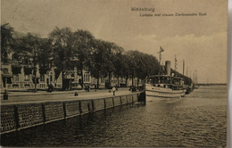 Middelburg  (Zld) Loskade Met Nieuwe Zierikzeesche Boot 1914 - Middelburg