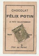 Félix Potin - Chocolat - Le Petit Collectionneur - Timbre Poste 8 - Chocolat